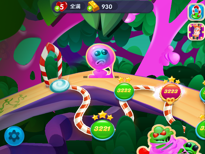 Clear the bubblegum in time for - Candy Crush Soda Saga