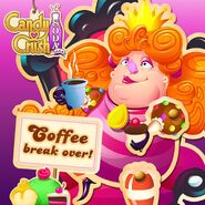 COFFEE BREAK OVER! ☕️ The weekend is almost here and those striped candies won't collect themselves. Get to work! Do a good job and YOU might get that sweet salary bonus 😉