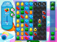 Level 221 (982 KB) Level 221 - (After candies settle)