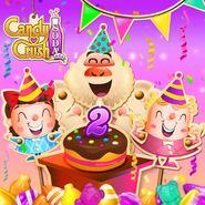Celebrating 2 years of Candy Crush Soda Saga (2016)