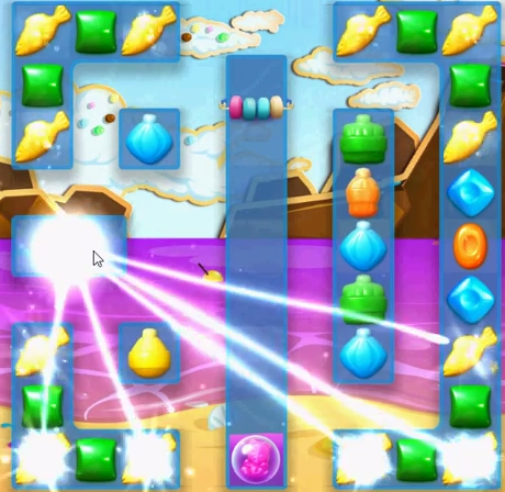 Candy Crush Soda Saga: Release the fish! 