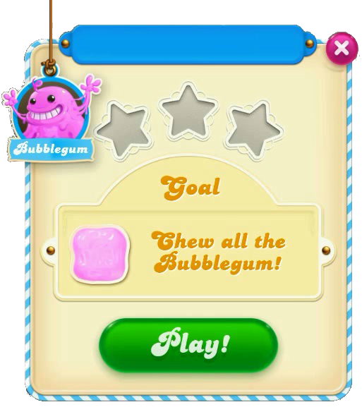 Clear the bubblegum in time for - Candy Crush Soda Saga