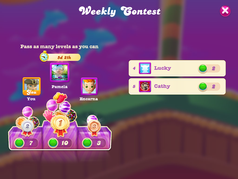 Collect energy points to compete - Candy Crush Soda Saga