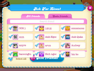 Ask For Lives shows more players (after release of Glitter Glade episode)