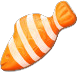 An orange striped fish