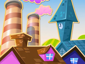 Candy Town background