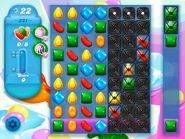 Level 221 (976 KB) Level 221 - (Before candies settle)