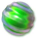 Green coloring candy