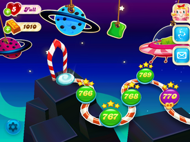 Clear the bubblegum in time for - Candy Crush Soda Saga