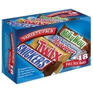 Mars Variety Full Size Chocolate Candy Bars 