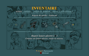 Le super lance-pierre dans l'inventaire