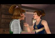 Mandy amenazando a Beatrice.