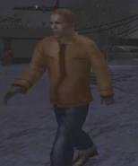 Clint en su atuendo de invierno