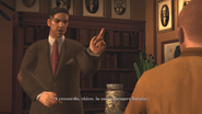 Dr. Crabblesnitch diciéndole a Jimmy que "mantenga la nariz limpia".