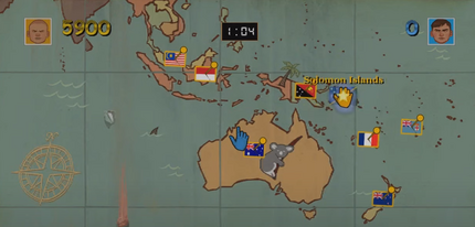 Mapa Oceanía Multijugador