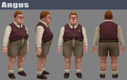 Diseño temprano de Algie, llamado "Angus".