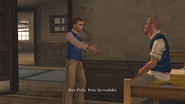 Minutos después, Jimmy conoce a Pete Kowalski.