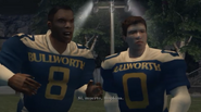 Damon y Ted amenazando de muerte.