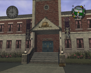 Exterior de la residencia femenina en la versión original de Bully.