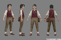 Diseño temprano de Earnest, creado por el artista Tyler Wilson.