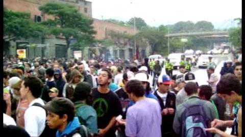 Marcha Mundial por la Marihuana Medellin 2009