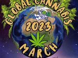 2023 Global Cannabis March and 420 map