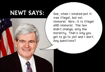 Newt Gingrich marijuana.gif