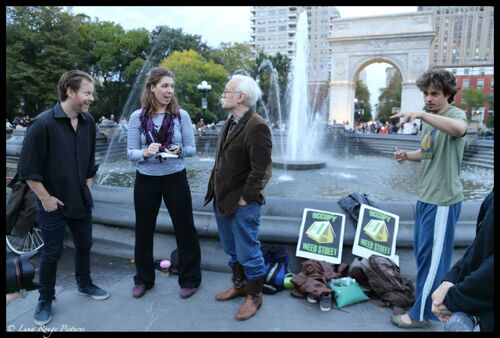 Dana Beal 2014 Oct 7 NYC in Washington Square Park