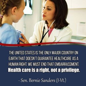 Bernie Sanders on US healthcare versus world