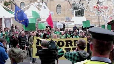 Decriminalise Cannabis Protest In Malta 2011