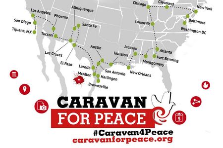 Caravan For Peace 2012 map