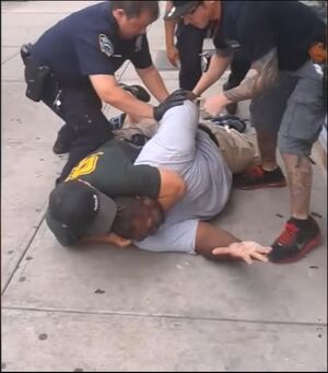 Eric Garner. I can't breathe