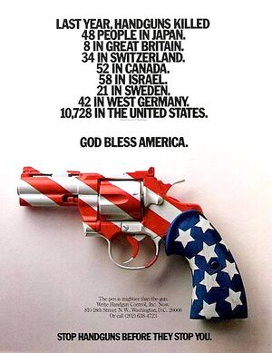 Handgun deaths by country