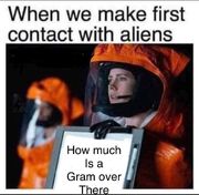 When we make first contact with aliens