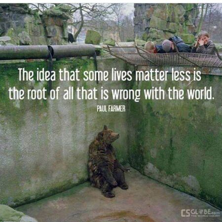 The idea that some lives matter less