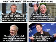 How some so-called self-made billionaires got their start