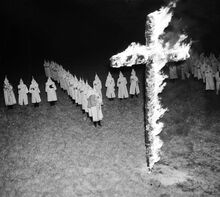 KKK's racist holy war