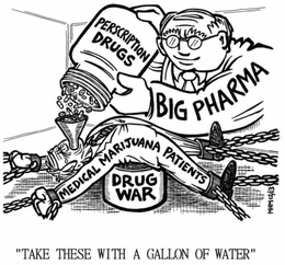 Big Pharma and medical marijuana patients