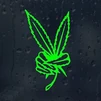 Cannabis peace sign