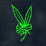 Cannabis peace sign