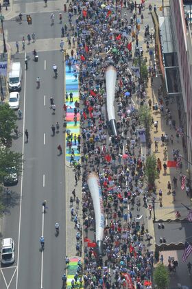 Philadelphia Pennsylvania 2016 July 25 crowd