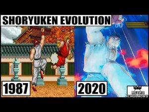 Shoryuken Evolution - Ryu Evolution - Street Fighter (1987 - 2020) 💥 Shoryuken y Ryu Evolucion