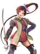 Akane Yagyu in Onimusha Soul.