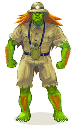 Street Fighter IV Arena Blanka Alternate Costume 1 by hes6789 on DeviantArt