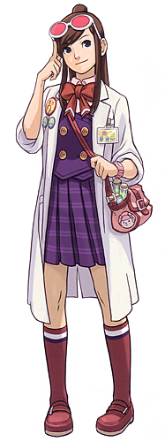 Ace Attorney Wiki - Ema Skye, HD Png Download - kindpng