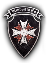 Resident Evil Umbrella Corporation Chest Logo with Motto