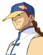 Yun's portrait in Street Fighter Alpha 3 MAX.