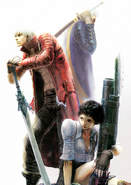 Dante, Vergil and Lady
