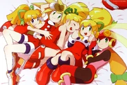 Official art of the "Roll" group