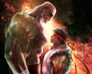 Street Fighter IV (iOS) with Sagat and Ryu